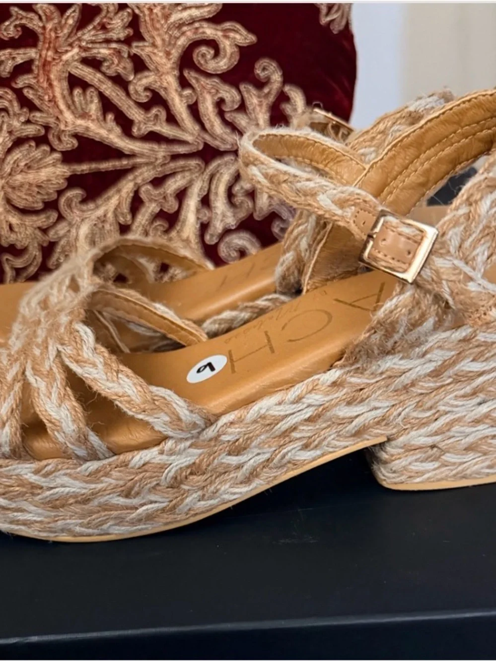 Matisse Beach Women's Braided Espadrille Platform Sandals - Tan
